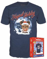 Funko Boxed Tees: Disney Holiday - Santa Mickey (M)