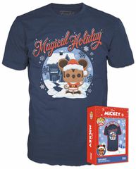 Funko Boxed Tees: Disney Holiday - Santa Mickey (L)