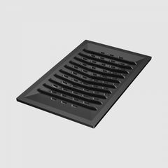 Kratki Malowane 426-G-80005 Μαντεμένια Σχάρα Τζακιού Ίσια χωρίς Σταχτοθήκη 38.2x26cm