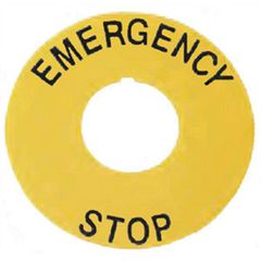 ΠΙΝΑΚΙΔΑ EMERGENCY STOP Φ60  ΒΕΤ60