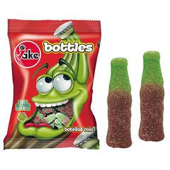 Ζελίνια jake cola bottles Σακ=100g Jake SA 8803136