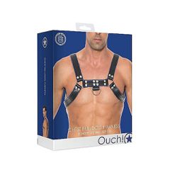 Chest Bulldog Harness - Blue-thumb-2