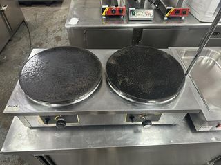 Κρεπιέρα αερίου διπλή Roller Grill (Α2006)-thumb-1