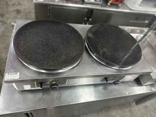 Κρεπιέρα αερίου διπλή Roller Grill (Α2006)-thumb-3
