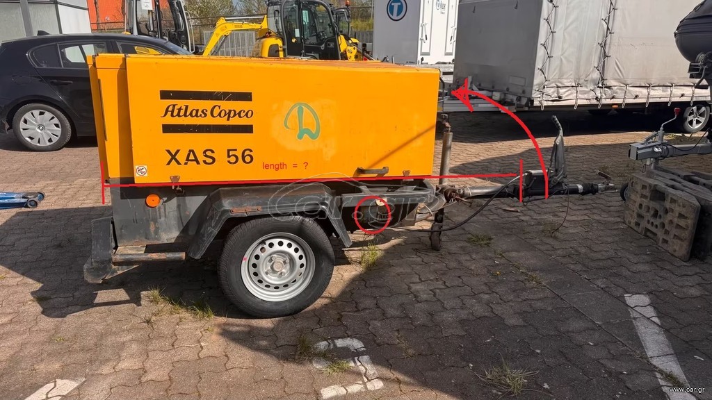 Κομπρεσέρ Αέρος-Αεροσυμπιεστές 1994 ATLAS COPCO XAS 56
