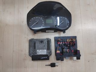 Σέτ εγκεφάλου (Ecu kit) Skoda Octavia 5 2004-2012 diesel με κωδικό 03G 906 021 LB 