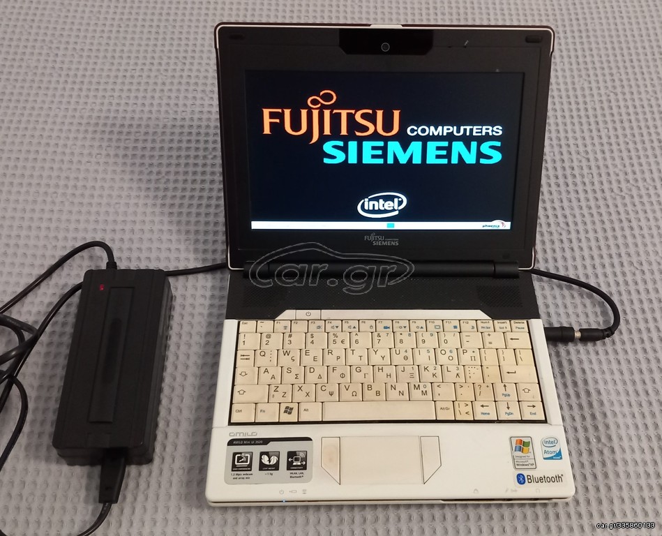 Notebook Fujitsu-Siemens Amilo Mini Ui3520 + θήκη μεταφοράς