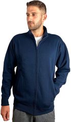 Deal - 00151 Unisex ζακέτα φούτερ χωρίς κουκούλα 300gsm - 50% Βαμβάκι - 50% Πολυέστερ FRENCH NAVY-319