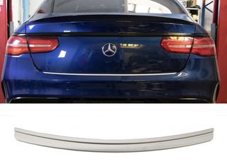 ΠΡΟΣΤΑΤΕΥΤΙΚΟ ΧΡΩΜΙΟΥ - Rear Bumper Protector Sill Plate Foot Plate Aluminum Cover MERCEDES GLE Coupe C292 (2015-2018)