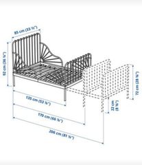 IKEA MINNEN Επεκτεινόμενο Κρεβάτι 