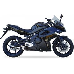Διπλο Τελικο Εξατμισης Hyperlow L3Xb Stainless Steel Black / Aluminium Kawasaki Er-6 | Ixil