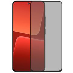 Full Glue Privacy Tempered Glass 3D for Xiaomi 13 black frame