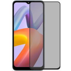 Full Glue Privacy Tempered Glass 3D for Xiaomi Redmi A2 black frame