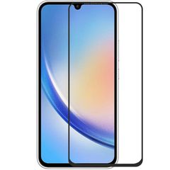 Full Glue Tempered Glass 5D for Samsung Galaxy A34 5G black frame