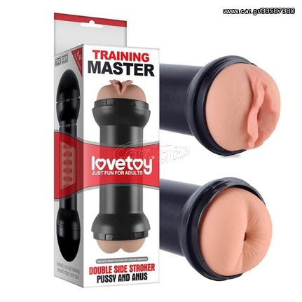 Traning Master Double Side Stroker Pussy and Anus Flesh