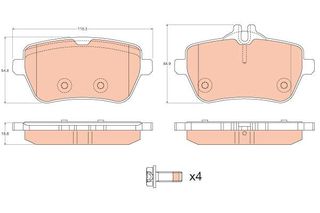 ΔΙΣΚΟΦΡΕΝΑ ΟΠΙΣ. MS W222 για Mercedes-Benz S-Class Cabrio