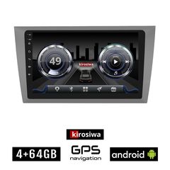 KIROSIWA 4+64GB VOLKSWAGEN GOLF 6 (2008 - 2013) Android οθόνη αυτοκίνητου 4GB με GPS WI-FI (VW ηχοσύστημα αφής 9" ιντσών Youtube Playstore MP3 USB Radio Bluetooth Mirrorlink  DSP 4x60W Apple Carp