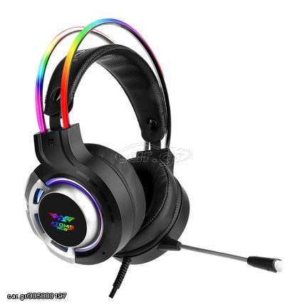 ARMAGGEDDON RGB HEADBAND GAMING STEREO HEADPHONE WITH MIC ATOM 9