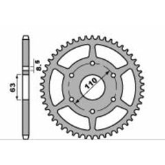 Γραναζι Πισω Ultra Light Σκληρα Ανοδειωμενο 4675 - 520 | Pbr