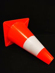 Κώνος δρόμου 30cm με βάση.-thumb-1