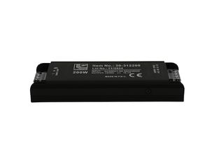 Τροφοδοτικό αλουμινίου mini 200W για ταινίες LED 230V/12VDC με προστασία από υπερθέρμανση