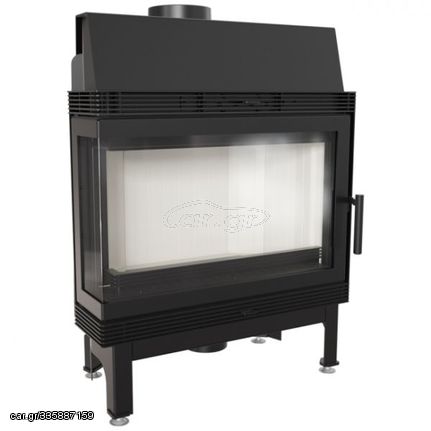 Kratki Blanka 670 570 L BS Ενεργειακό Τζάκι Ξύλου 11kW Αριστερή Γωνία με Πόρτα Ανοιγόμενη