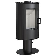 Kratki KOZA/AB/S/N/O/DR Χαλύβδινη Ξυλόσομπα 8kW Μαύρη