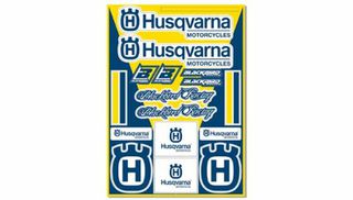 Κωδ.259187 BLACKBIRD RACING αυτοκόλλητο Husqvarna Βινυλίου 5602 τηλ.215-215-8211