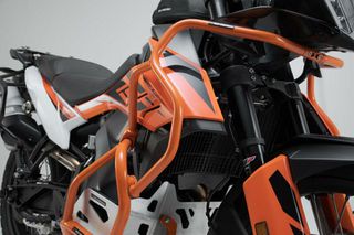 Κωδ.262536 SW-MOTECH προστατευτικά κάγκελα κάτω Crash Bar SBL.04.521.10100/EB πορτοκαλί τηλ.215-215-8211