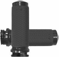 Κωδ.266203 AVON GRIPS γκριπ για τιμόνι 25,4mm Large cable large no flange no waffle Soft MF-63B-ANO μαύρο τηλ.215-215-8211