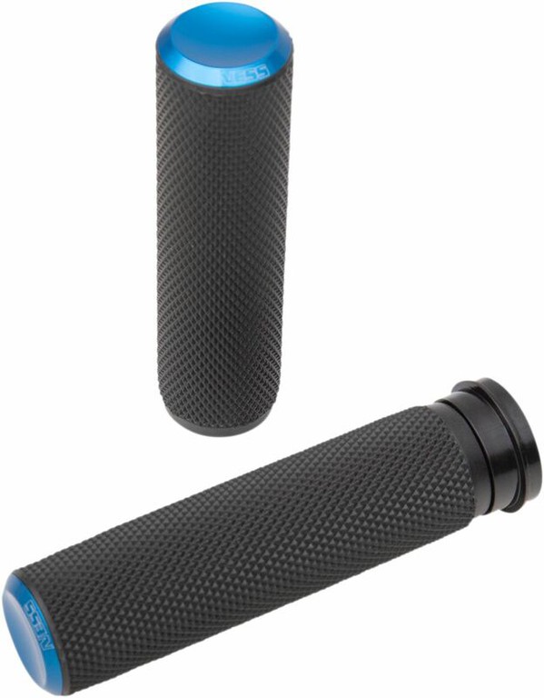 ---Κλειστά έως 21/8/2026--- Arlen Ness γκριπ για τιμόνι 25,4mm Knurled diamond knurled no flange no waffle throttle-by-wire Medi