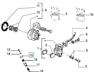 Λαμάκι Ατέρμονα Κοντέρ Vespa PXE 200 Arcobaleno ZAPM18 1985 - 1998 177671