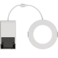 Led σποτ λευκό 4.2W 230V 4000k ενδιάμεσο φως 480lm 110° στεγανό IP65 και με Driver