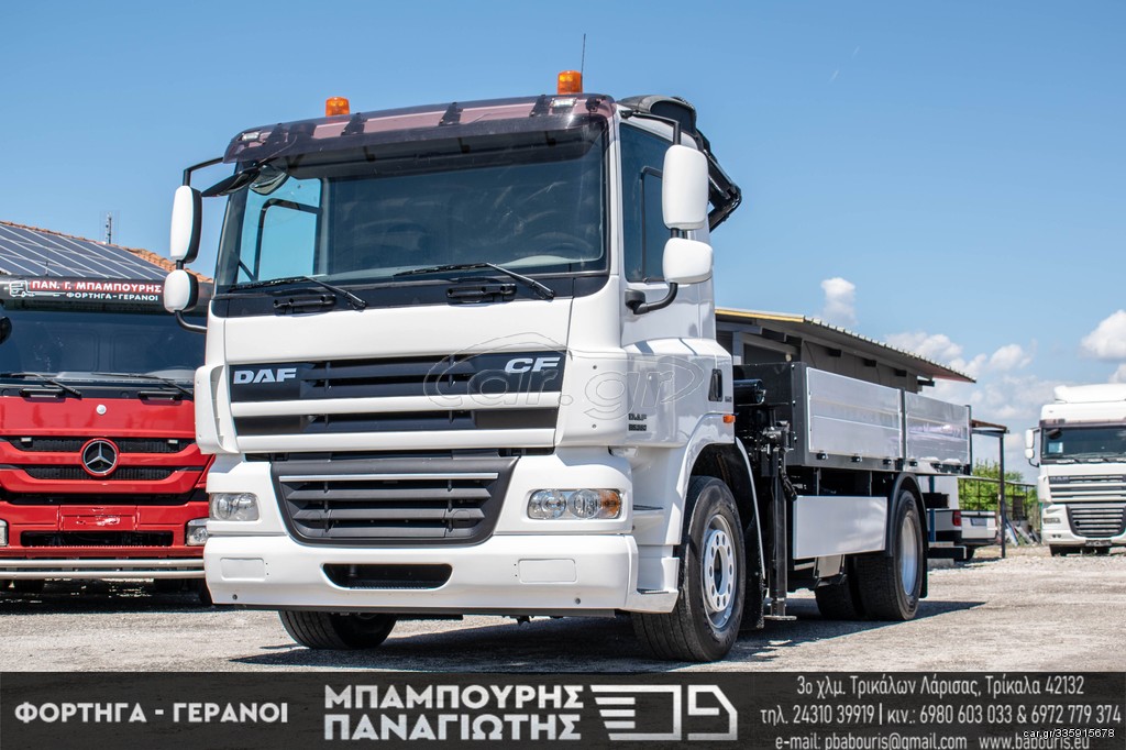 Γερανοί - Φορτηγά Με Γερανό DAF 2009 CF 85.360 / PALFINGER PK16502 / EURO 5