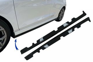 Πλαϊνά μασπιε Side Skirts Extensions Ford Fiesta Mk8 ST / ST-Line (2017-2021) Piano Black