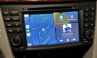 mercedes e class w211 - cls w219 - g class w463 multimedia μοναδα-οθόνη 7' ιντσών με carplay - android auto -bluetooth-dvd player για 2004-2010 -thumb-1