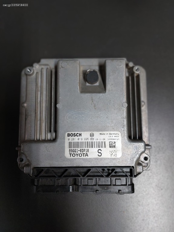 Εγκέφαλος Κινητήρα TOYOTA YARIS 1.4 diesel, 0281019995 BOSCH, Ξεκλείδωτο