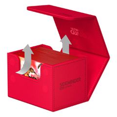 Ultimate Guard Sidewinder 100+ XenoSkin Monocolor Red-thumb-3