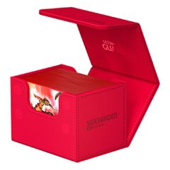 Ultimate Guard Sidewinder 100+ XenoSkin Monocolor Red-thumb-2