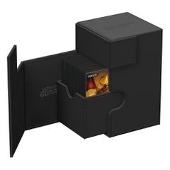 Ultimate Guard Flip`n`Tray 100+ XenoSkin Monocolor Black-thumb-1