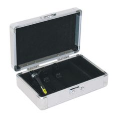 ROADINGER Case for 3 Turntable Systems in aluminum look - ROADINGER