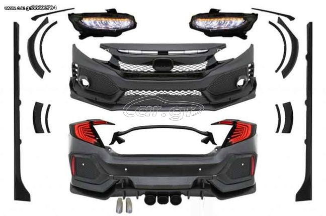 BODY KIT Complete HONDA Civic MK10 (FC/FK) 2016+ Sedan Type R Design