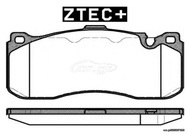 ZTEC+ Σετ τακάκια, δισκόφρενα BMW 1 (E81, E82, E87, E88) - 3 (E90, E91, E92, E93) - MINI Hatchback (R56)