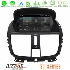 Bizzar OEM Peugeot 207 8core Android12 2+32GB Navigation Multimedia Deckless 7″ με Carplay/AndroidAuto (OEM Style)