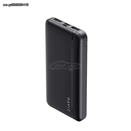 HAVIT PB89 Black  (10.000mA) Φορητός Φορτιστής – Power bank – Havit PB89 10000mAh (Black)