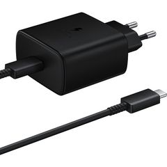 Samsung Power Adapter 45W With Type-C Cable Black (EP-T4510)