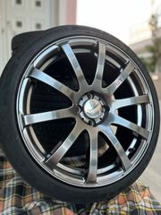 Ζάντες 18’ GT BR Emotion 4x100 με Continental Premium 6 205/40R/18 Y 