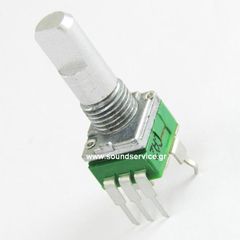 10mm MONO 20KB ΠΟΤΕΝΣΙΟΜΕΤΡΟ ΠΕΡΙΣΤΡΟΦΙΚΟ ΣΑΣΙ ΑΞΟΝΑΣ FLAT 13mm ΚΛΙΚ ΚΕΝΤΡΟ