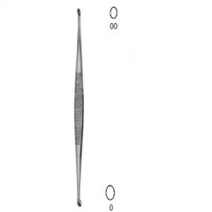 Κοχλιάριο οστών διπλό Williger No 00 0 Hilbro 13.5cm