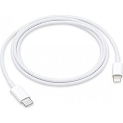 Apple Καλώδιο data / φόρτισης USB-C σε Lightning Λευκό 1m (MX0K2ZM/A)
